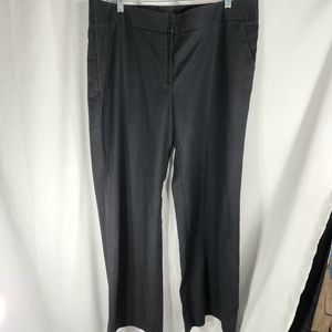 Semantiks Black Wide Leg Pants with Faux Pockets Plus Size 16
